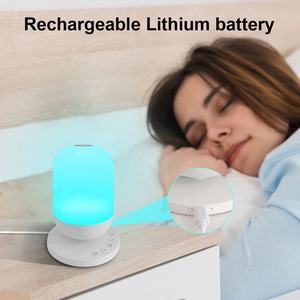 Máquina de sonido para bebé, entrenador de sueño, luz nocturna, 34 sonidos relajantes, aplicación de Control de ruido blanco para bebés y niños pequeños, dormitorio de guardería - Product Image 6