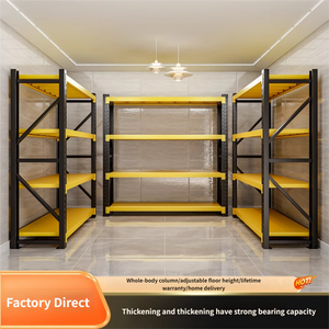 מתלה תצוגה רב-שכבתי לאחסון, עשוי פלדה עבה, מתכוונן וחזק, לארגון הבית והמרפסת - Product Image 5