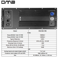 PDA1001 + PRE 2025 Produits Populaires Module Subwoofer 1000 Watts Module Haut-Parleur Actif Amplificateur Gamme Complète pour Haut-Parleur Actif