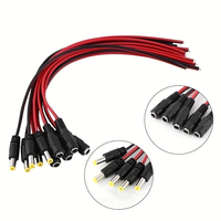 5.5x2.1mm mâle femelle prise 12V DC alimentation Pigtail câble Jack pour CCTV caméra connecteur queue Extension 24V DC fil