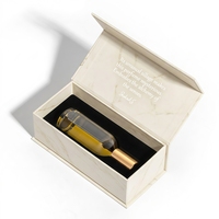 Boîte magnétique en papier pour cosmétiques, crème de soin de la peau, parfum de luxe, logo personnalisé en gros, pour l'emballage de flacons compte-gouttes