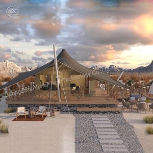Moor-Tente safari professionnelle de luxe avec salle de bain et grand balcon Tenda De Lona Carpa Zelt qui ressemblent à des maisons - Product Image 1