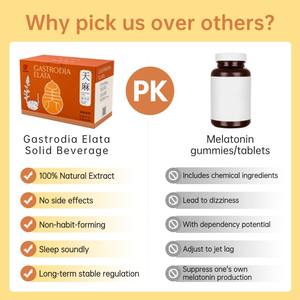 98% Food Grade gastrdia Elata Blume ekstrak bubuk putih suplemen Herbal untuk tidur kemasan otomatis akar wadah plastik - Product Image 5