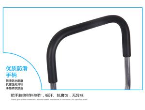 Base de aluminio y acero para ruedas de PU, carrito plegable con cesta para la compra y la colada - Product Image 6