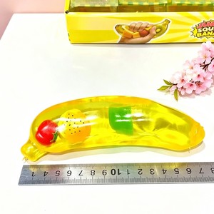Jouet Squishy Banane Vaseline Transparent Réaliste Fruit Décompression Amusant Anti-Stress Rebond Lent Jouet Fidget Viral à Presser - Product Image 4