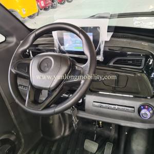 Coche eléctrico de baja velocidad sin licencia de conducir Scooter de movilidad completamente cerrado de largo alcance Mini Ev Car Brommobiel 25 <span class=keywords><strong>km</strong></span>/h Car - Product Image 5