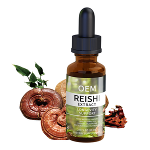 אורגני oem ganoderma Lucidum לחלץ טיפות נוזלי של <span class=keywords><strong>lingzhi</strong></span> מטופח בר (פטריות) תוסף מזון צמחי מרפא - Product Image 1
