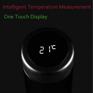 Double Wall Stainless Steel Vacuum Insulated Coffee Mug with <b>Smart</b> Temperature Display Travel Cup - Product Image 5