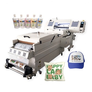 Imprimante numérique à jet d'encre 60 cm (24 pouces) - Nouvelle machine d'impression automatique de t-shirts avec secoueur de poudre LPD Impresora DTF pour vêtements - Product Image 1