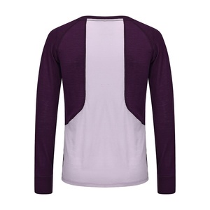 Couleurs assorties Chemise à col ras du cou en <span class=keywords><strong>laine</strong></span> mérinos pour femmes-Couche <span class=keywords><strong>de</strong></span> base respirante pour les voyages <span class=keywords><strong>et</strong></span> un usage quotidien - Product Image 1