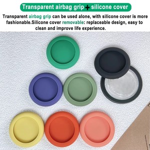 Support de téléphone magnétique flexible transparent en silicone pour bureau, avec aimants puissants N52, compatible Griptok - Product Image 3
