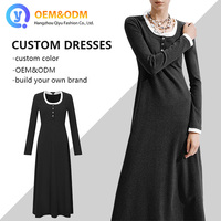 Robes pour femmes, robes de soirée élégantes, robes longues à imprimé floral personnalisées OEM 2026 QY, nouvelle conception, robes décontractées pour femmes, filles