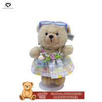 Chasingbeauty Animal Crossing Mini Ours en Peluche Super Doux avec Vêtements, Sacs et Accessoires DIY pour Enfants
