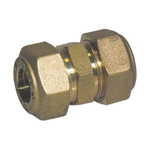 Conexión Recta Intermedia Tiemme Gas12 con Doble Junta Tórica de 12 mm para HVAC - Product Image 1