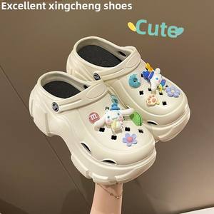 Zuecos de Jardín para Mujer, Plataforma, Bonitos, Verano, Exterior, Perforados, Antideslizantes, Suela Gruesa, Ligeros, Cómodos - Product Image 3