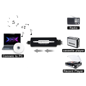 Adaptateur audio USB avec interface stéréo RCA 3,5 mm, convertisseur de disque vinyle/cassette en MP3 numérique pour <span class=keywords><strong>Windows</strong></span> 10/8/7 Mac OS - Product Image 5