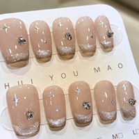 Handgefertigtes Produkt Nagelprodukte Aufklebenägel DIY Handgemachte Nägel Aufklebenägel Nailart Handgemachte Nägel
