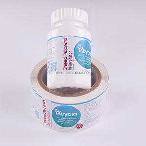 Etiquetas Adhesivas Personalizadas Impermeables de PP para Productos Médicos, para Embalaje de Botellas, Impresión UV, Estampado en Caliente con Lámina Dorada - Product Image 6