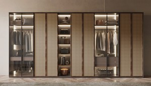 New Design Wooden Extendable Plywood <strong>Door</strong> <strong>Wardrobe</strong> for Bedroom Dining Living Room - Product Image 5