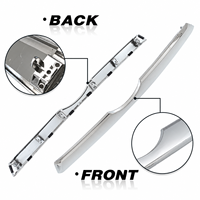Moulure de calandre chromée brillante pour Toyota 4Runner Limited 2014 à 2020, en plastique ABS, remplacement direct, fournie par l'usine