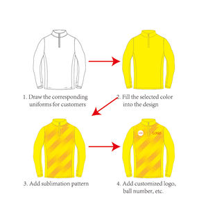 Benutzer definierte Fußball Trikot Anzug Jungen New Style Full Sublimation Fußball mannschaft Uniform Atmungsaktiver Trainings anzug Print Soccer Wear - Product Image 4