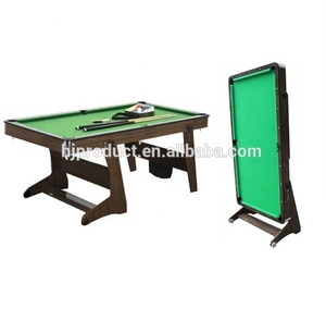 6 ayak boyutu katlanır bilardo Snooker masası promosyon bilardo masası katlanır - Product Image 2