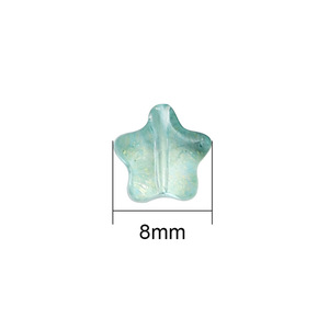 Cuentas de estrella sólida transparente multicolor Material de Lucite suelto para pulseras hechas a mano DIY y accesorios de cadena de teléfono móvil - Product Image 6