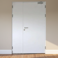 Porte coulissante horizontale automatique pour hôpital avec fenêtre d'observation |   Porte hermétique double battant pour salle blanche médicale