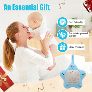 Machine à bruit blanc pour bébé avec projecteur lumineux, rechargeable par USB Type-C, aide au sommeil, lecteur de musique - Product Image 4