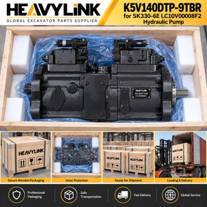 Bomba Hidráulica Principal K5V140DTP-9TBR, Pieza de Excavadora para SK330-6E LC10V00008F2, Bomba de Pistones Neumática - Product Image 4