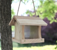 FSC et SEDEX 4 P vérifiés extérieur maison d'oiseau sauvage et mangeoire mangeoire à oiseaux en bois