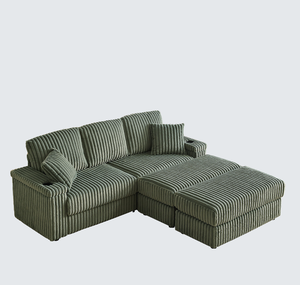 Vacuum Pack Convertible Sponge Sectional Couches Luxury Living Room White Cloud Modular Compressed <b>Sofa</b> Set Furniture for Hotel - Product Image 5