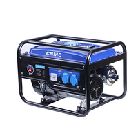 4KW Offener Benzingenerator - Einzylinder Direkteinspritzung Luftgekühlt mit Autostart & Fernstart für Kleinbetriebe und Notstromversorgung