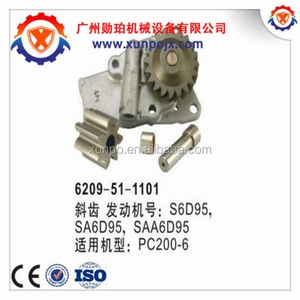 Repuestos para Excavadora PC200-6, Bomba de Aceite para Motor SAA6D95, SA6D95, S6D95, 6D95, 6209-51-1101. - Product Image 3