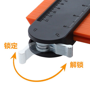 Haihua - Medidor de Contornos Metálico de 12 Pulgadas, Regla de Arco Irregular para Trabajos en Madera, Herramienta de Medición - Product Image 2
