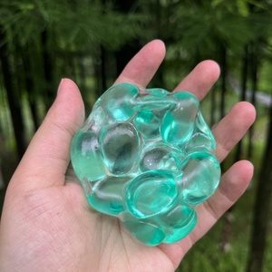 Japanese Handmade Green <b>Crystal</b> <b>Ball</b> Squishy Maltose Slow Rebound TPR Soft Vent Toy Stress Relief Squeeze Toy for Kids - Product Image 5