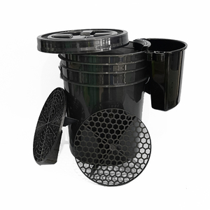 Seau de Lavage Auto <span class=keywords><strong>en</strong></span> Plastique de 5 Gallons <span class=keywords><strong>en</strong></span> Gros avec <span class=keywords><strong>Kit</strong></span> de Lavage, Couvercle Gamma et Poignée de Transport pour l'Entretien Automobile - Product Image 1