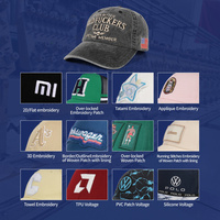 Gorra Trucker con Malla Trasera y Bordado de Aniversario, Parche Lateral con Bandera y Logotipo Personalizado, Visera Curva, Gorra de Béisbol Ajustable, Gorra de Papá
