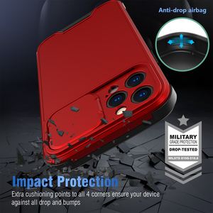 2 en 1 TPU PC casos deslizante cubierta de la Lente de la cámara del teléfono móvil Para funda Para <span class=keywords><strong>Xiaomi</strong></span> Redmi Nota 10 9 9S 8 Pro Max 9A <span class=keywords><strong>9C</strong></span> - Product Image 5