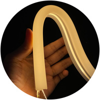 Tube en silicone diffuseur de profil blanc en forme de dôme 1225 12x25mm pour bande LED, LED néon latérale pour circuit imprimé 10MM 12MM