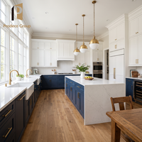 Ensemble d'armoires de cuisine Green Island Villa, design moderne, meubles de cuisine haut de gamme, armoires de cuisine