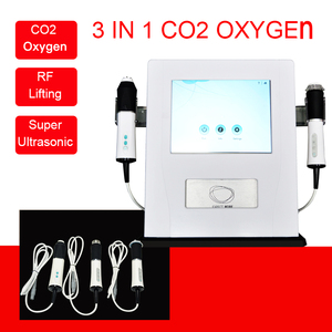 Multifunções 3-em-1 Facial Skin Care Machine <span class=keywords><strong>CO2</strong></span> Bubble <span class=keywords><strong>Oxygen</strong></span> Jet para Rosto Oxigenação Beleza com EUA/TI Plugs - Product Image 2