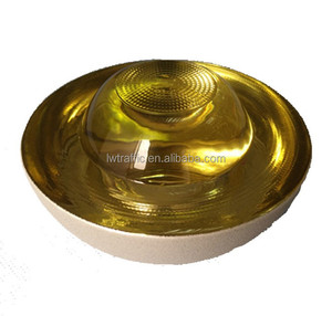 चीन उच्च दिखाई बिल्ली नेत्र ग्लास रोड स्टड 50mm छोटे 360 डिग्री टेम्पर्ड ग्लास चिंतनशील रोड स्टड - Product Image 3