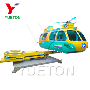 Divertido Atracción Giratoria para la Familia: Helicóptero Airbus Luminoso para Parques de Atracciones, Carnavales y Ferias al Aire Libre - Product Image 3