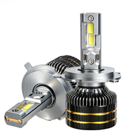 Phare LED 160W 16000LM, couleur blanche, IP68, Luz LED H4, système d'éclairage automobile pour voiture universelle