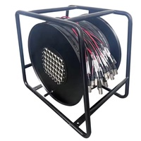 Câble multipaire XLR 8/12/16/20/24/28/40 canaux sur chariot, 30M/50M, ROHS, OFC, PVC, Câble audio multipaire, Vente chaude, OEM, Professionnel