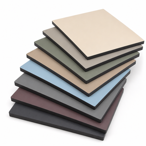 Panneau compact en HPL phénolique, surface mate ou brillante, imperméable, pour cloisons de toilettes, comptoirs et panneaux muraux d'hôtels et d'hôpitaux - Product Image 1