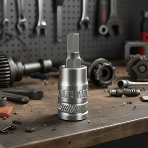 Douille Fervi avec insert hexagonal 10 mm, joint universel - Product Image 3