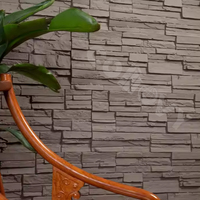 COMOVY Faux Rock Soft PU Stone Big Slab Tuile de brique à texture naturelle pour revêtement intérieur extérieur de maison