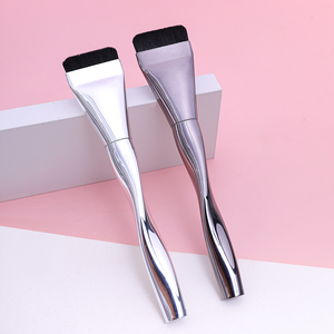 <span class=keywords><strong>Pinceau</strong></span> de fond de teint à tête plate et manche spiralé, direct usine, pour maquillage léger, anti-traces, correcteur, <span class=keywords><strong>pinceau</strong></span> masque facial, application en une seule ligne pour le visage - Product Image 1